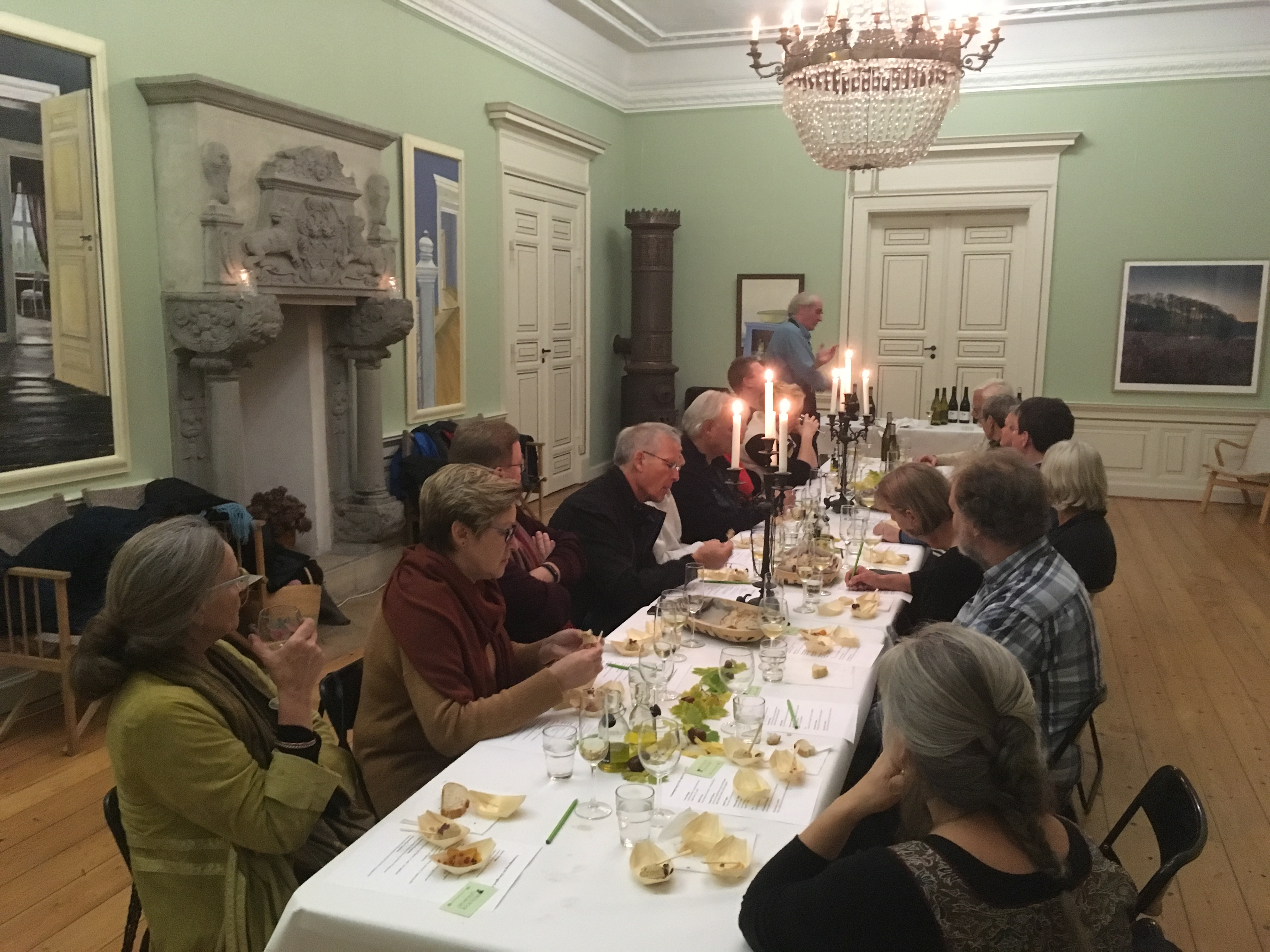 Vinsmagning på Skovsgaard Gods