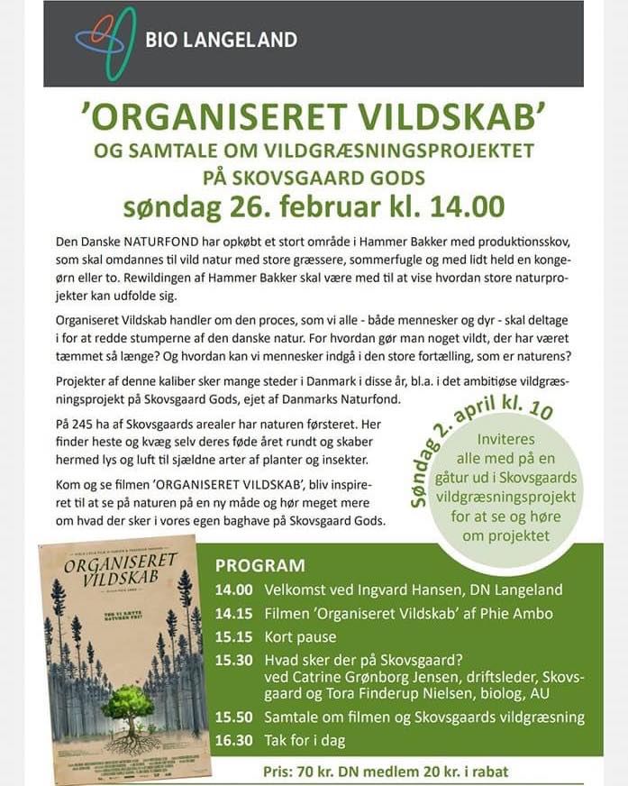 Tag med i Bio Langeland med efterfølgende samtale om Skovsgaard Gods